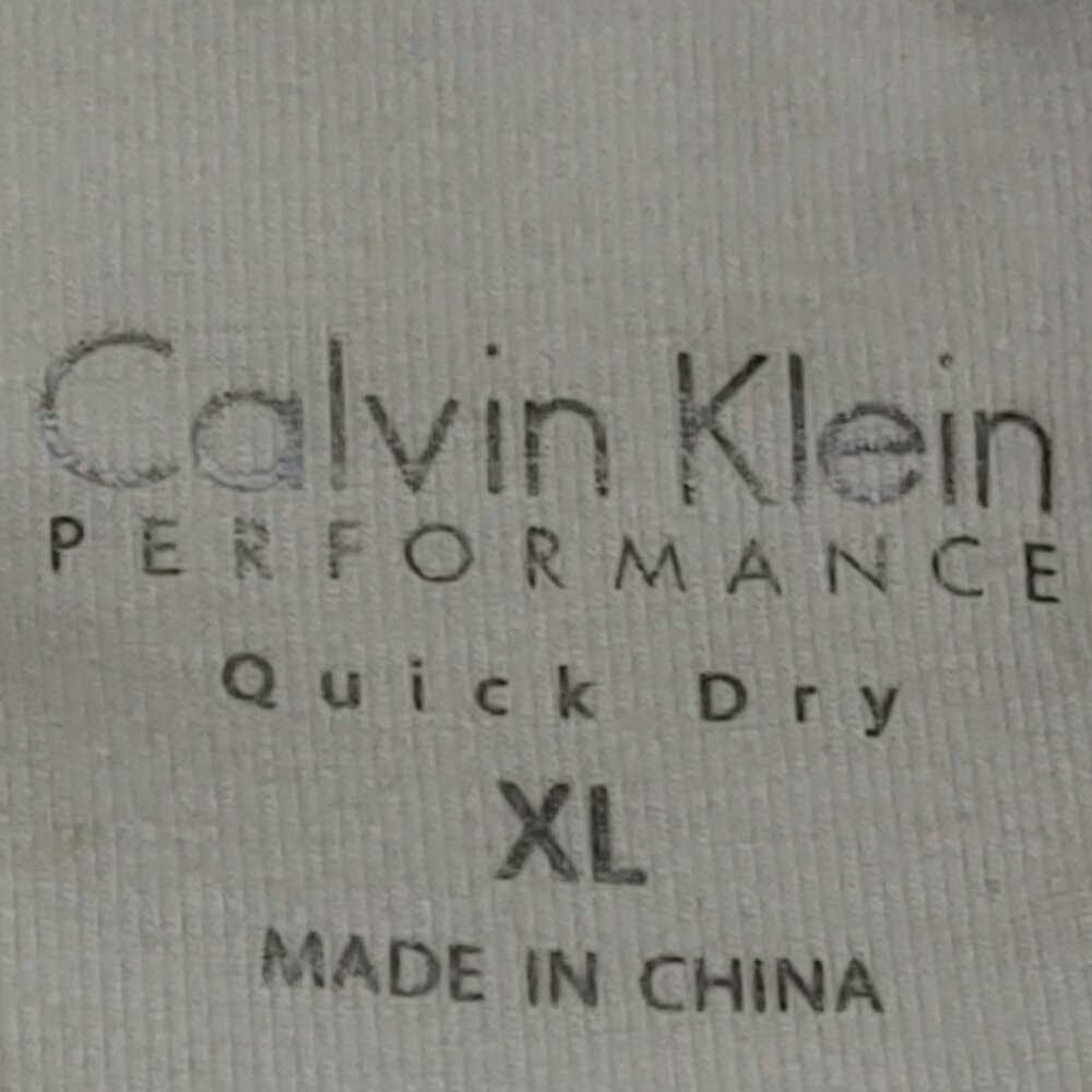 Calvin Klein Performance Quick Dry 100% Cotton Fold Over Waistband Sz XL Whites - Picture 3 of 5
